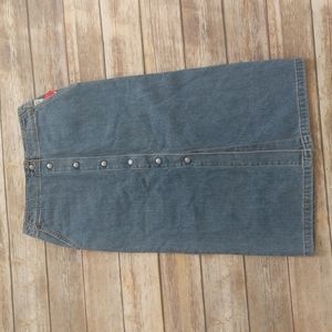 VTG Levi's Midi Denim Jean Pencil Skirt